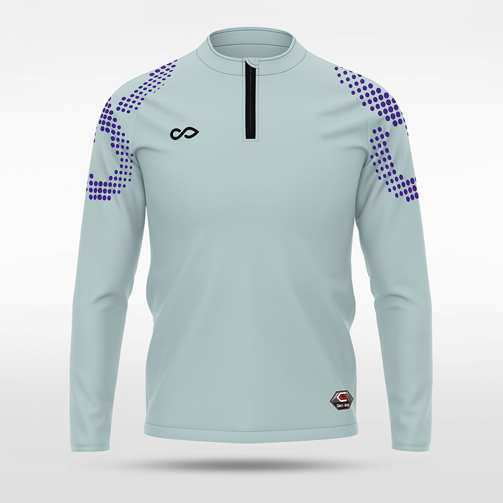 1/4 Half Zip Vanta PU Series Mobrius - AS233XFMBWS3 silver