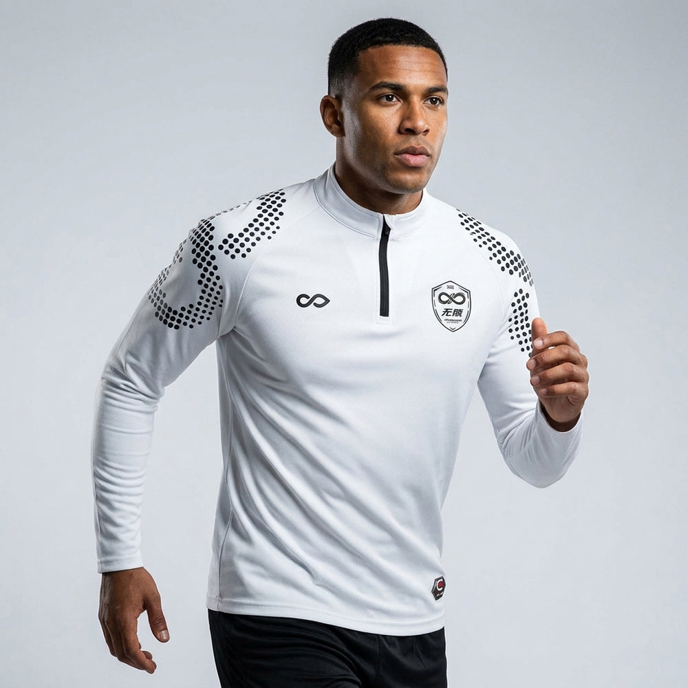 1/4 Half Zip Vanta PU Series Mobrius - AS233XFMBWS3 white