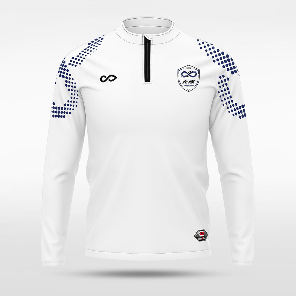 1/4 Half Zip Vanta PU Series Mobrius - AS233XFMBWS3 white