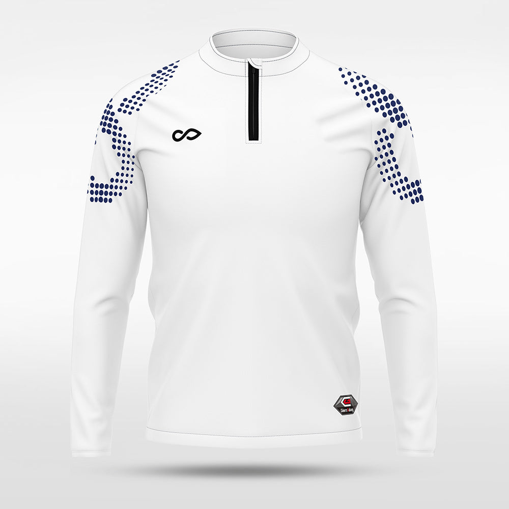 1/4 Half Zip Vanta PU Series Mobrius - AS233XFMBWS3 white