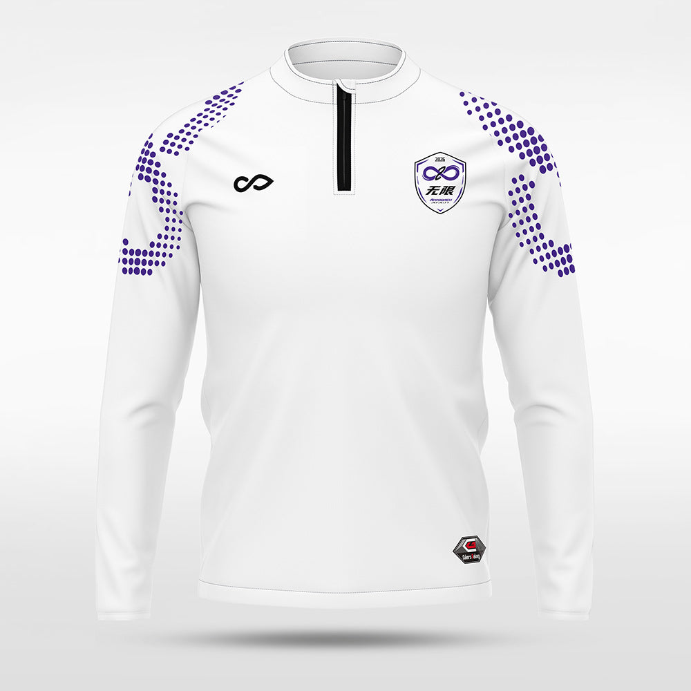 1/4 Half Zip Vanta PU Series Mobrius - AS233XFMBWS3 white