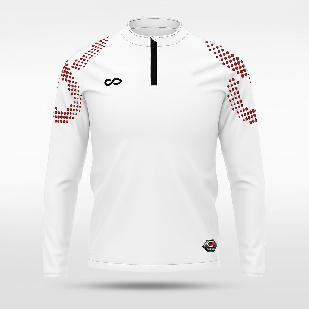 1/4 Half Zip Vanta PU Series Mobrius - AS233XFMBWS3 white