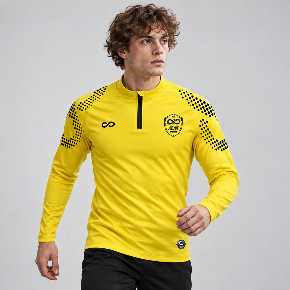 1/4 Half Zip Vanta PU Series Mobrius - AS233XFMBWS3 yellow