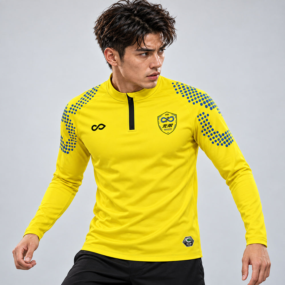 1/4 Half Zip Vanta PU Series Mobrius - AS233XFMBWS3 yellow