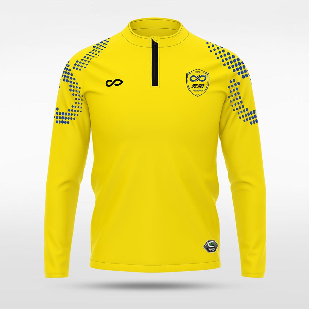 1/4 Half Zip Vanta PU Series Mobrius - AS233XFMBWS3 yellow