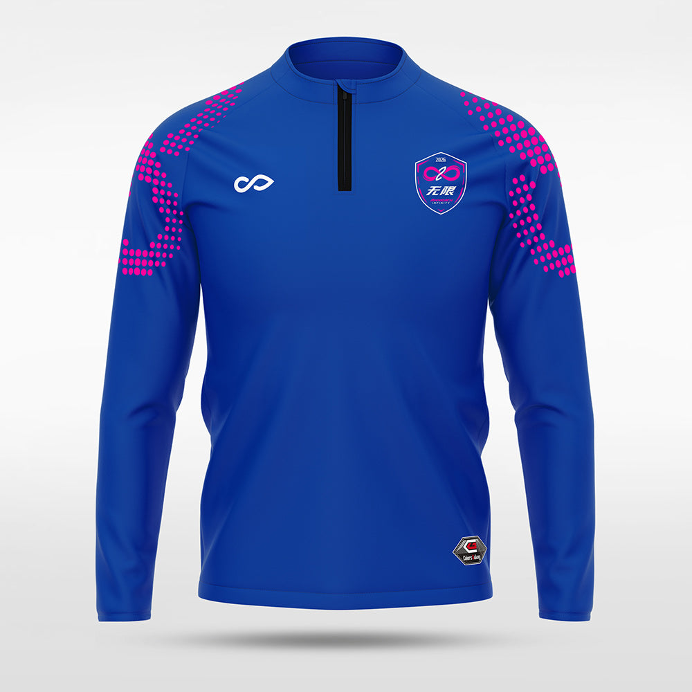 kid 1/4 Half Zip Vanta PU Series Mobrius - AS233XFMBWS8 blue