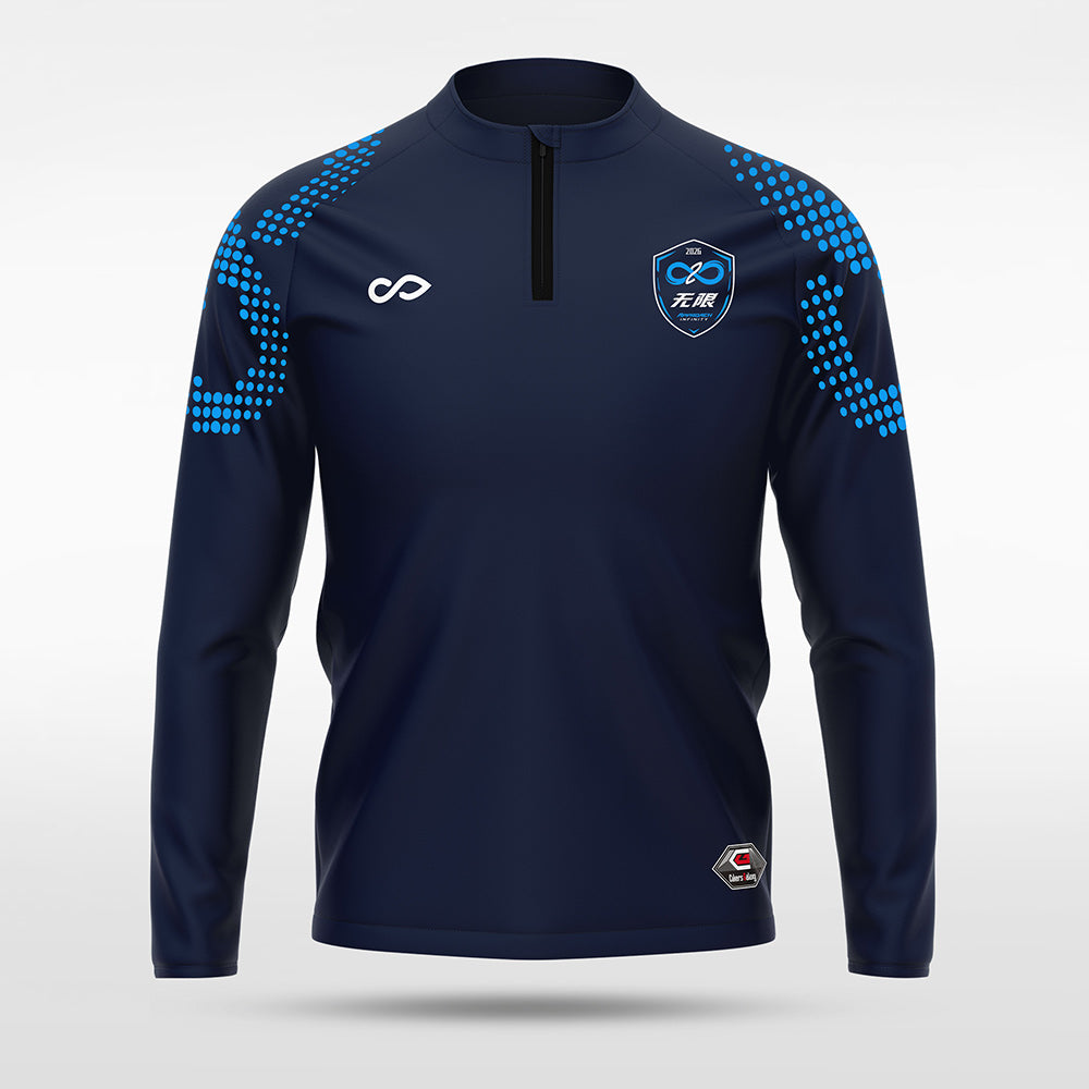 kid 1/4 Half Zip Vanta PU Series Mobrius - AS233XFMBWS8 navy