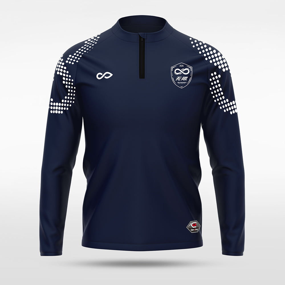 kid 1/4 Half Zip Vanta PU Series Mobrius - AS233XFMBWS8 navy