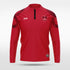 kid 1/4 Half Zip Vanta PU Series Mobrius - AS233XFMBWS8 red