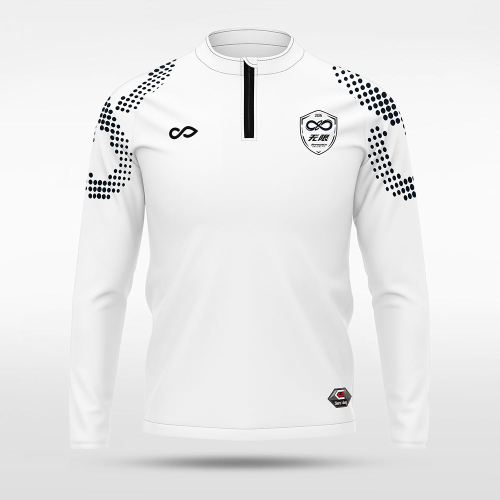 kid 1/4 Half Zip Vanta PU Series Mobrius - AS233XFMBWS8 white