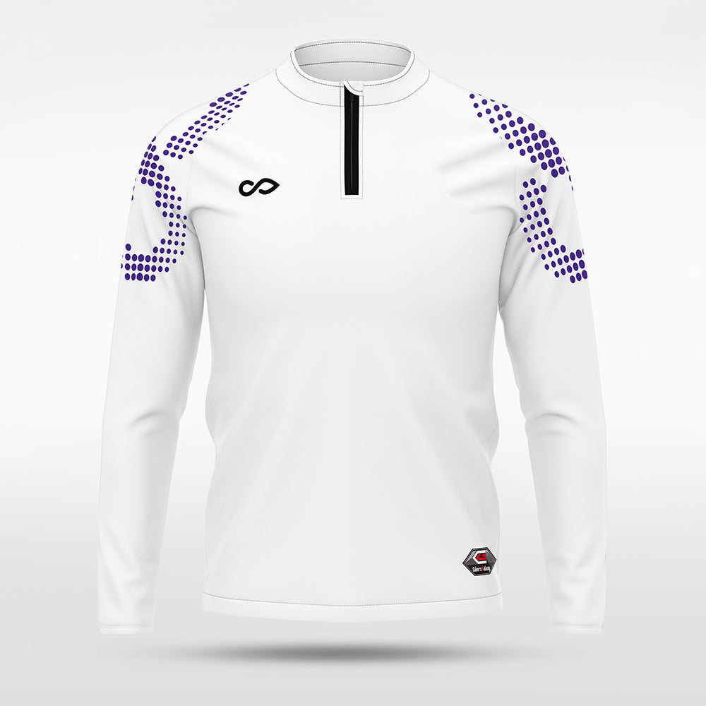 kid 1/4 Half Zip Vanta PU Series Mobrius - AS233XFMBWS8 white