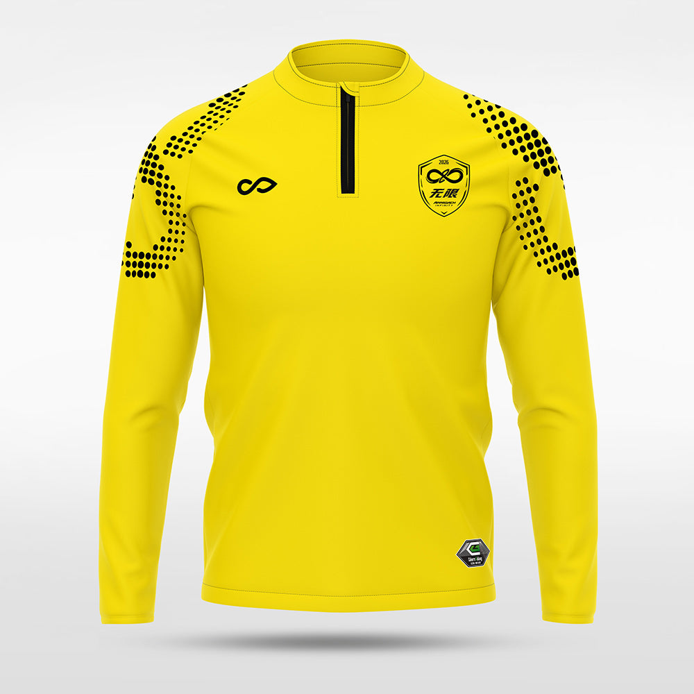 kid 1/4 Half Zip Vanta PU Series Mobrius - AS233XFMBWS8 Yellow