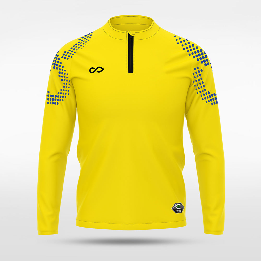 kid 1/4 Half Zip Vanta PU Series Mobrius - AS233XFMBWS8 Yellow