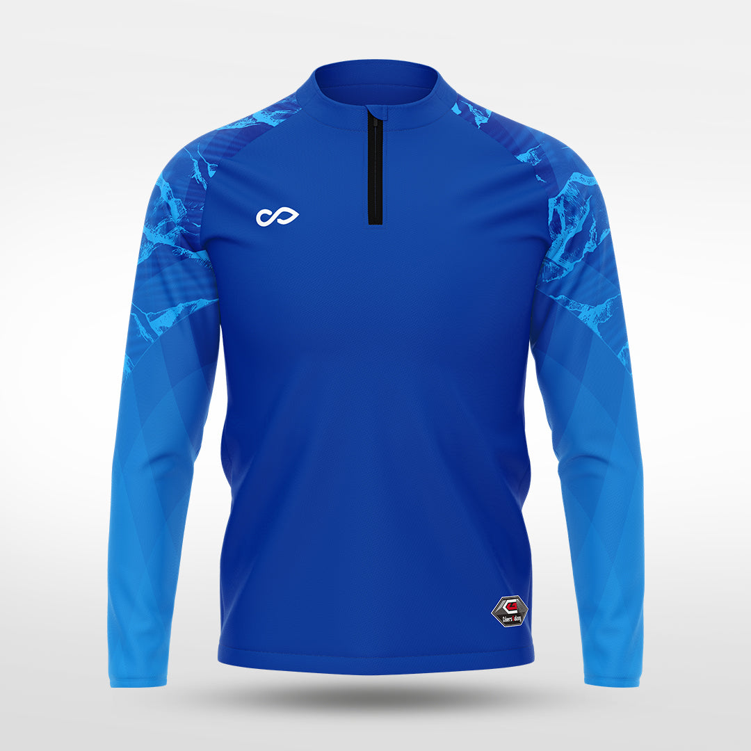 1/4 Half Zip Vanta Series Brokscia - AS233XFVE3 blue