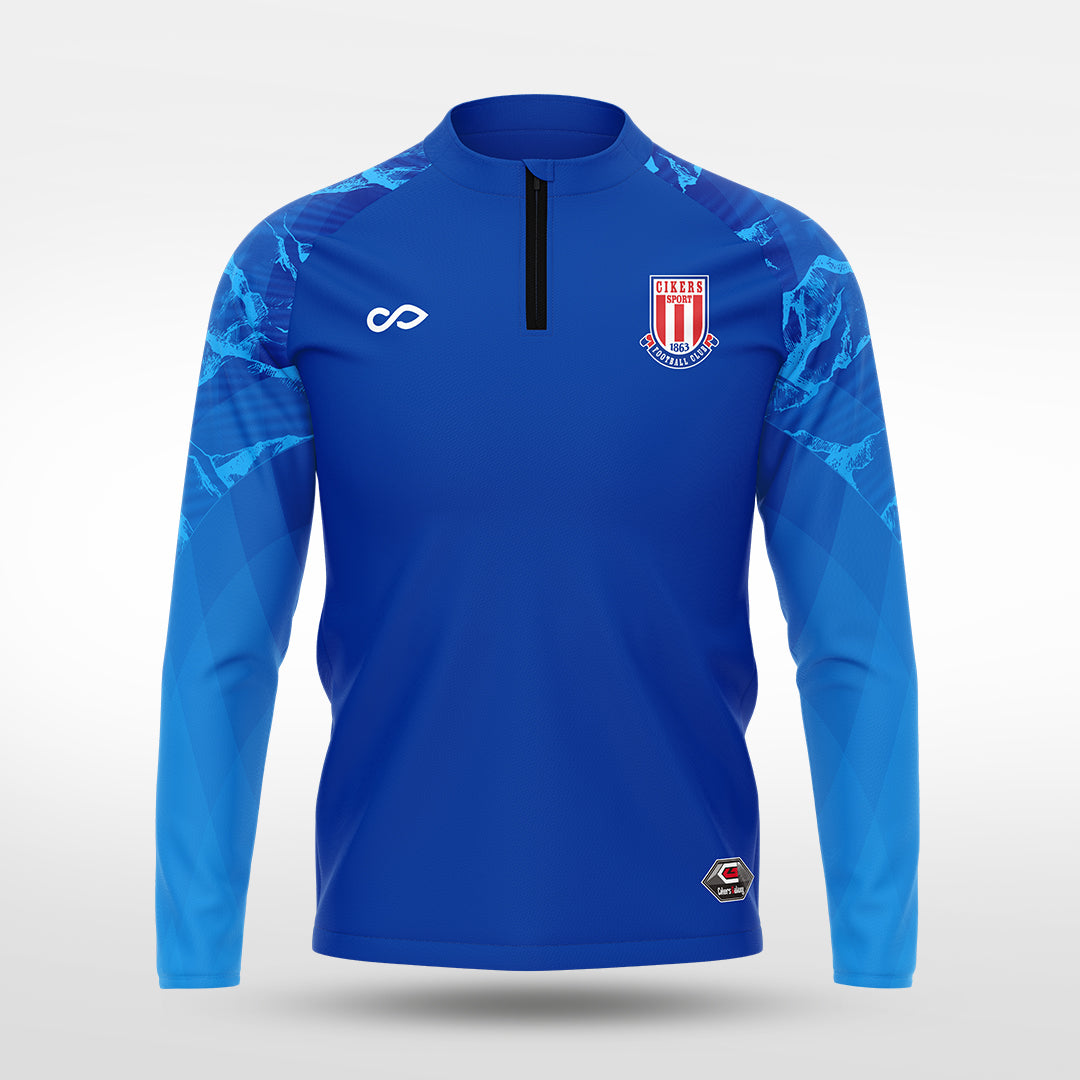 1/4 Half Zip Vanta Series Brokscia - AS233XFVE3 blue