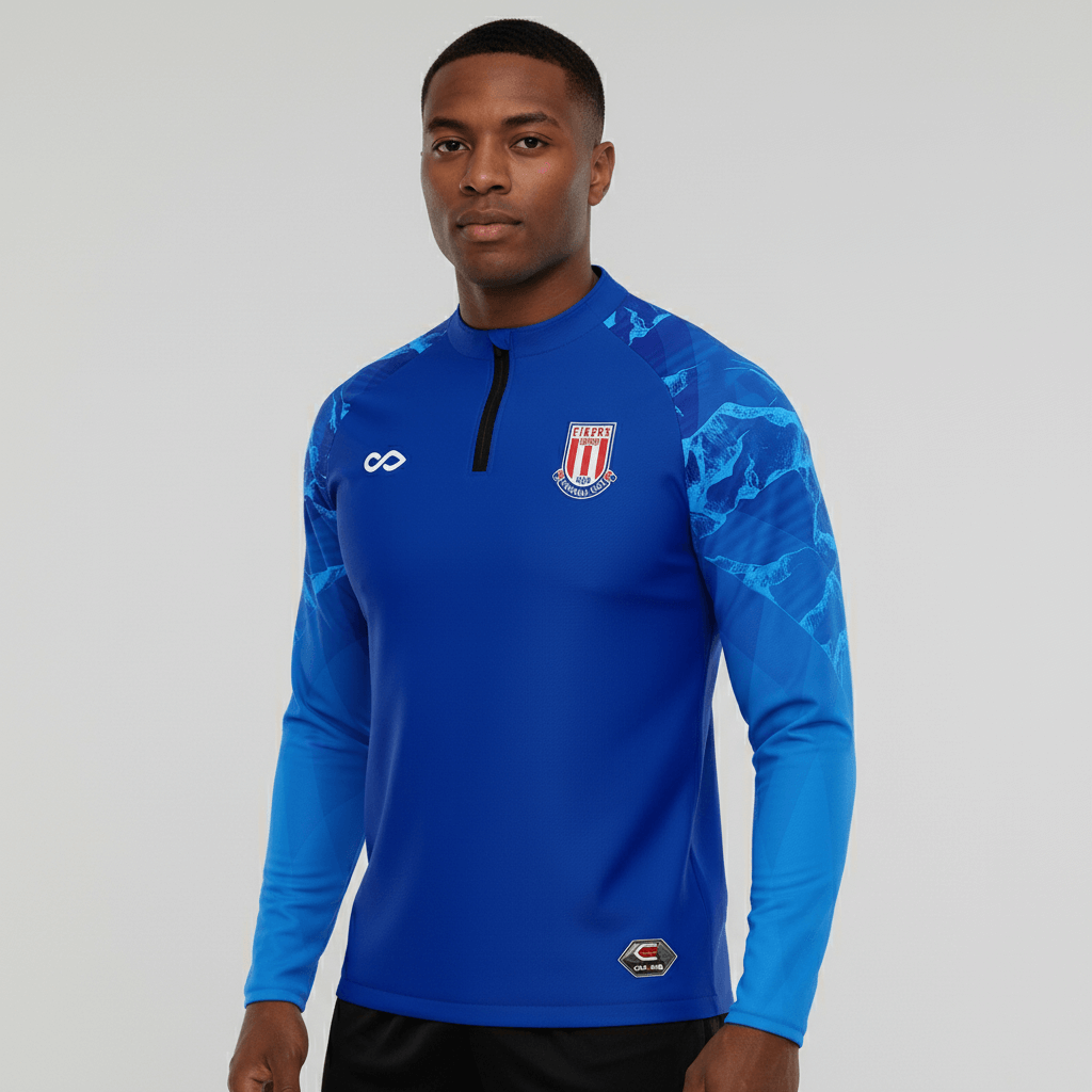 1/4 Half Zip Vanta Series Brokscia - AS233XFVE3 blue