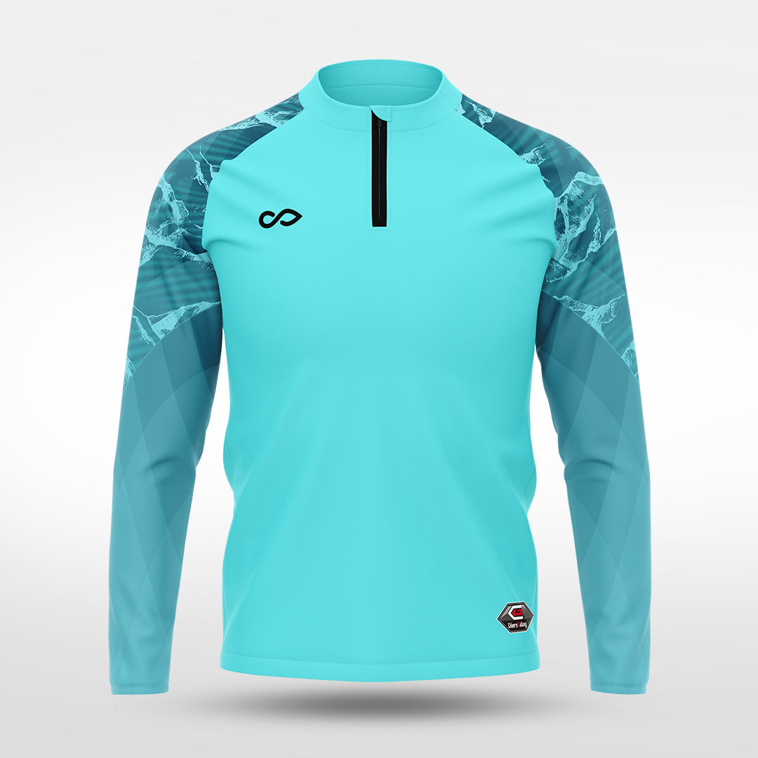 1/4 Half Zip Vanta Series Brokscia - AS233XFVE3 mediumspringgreen