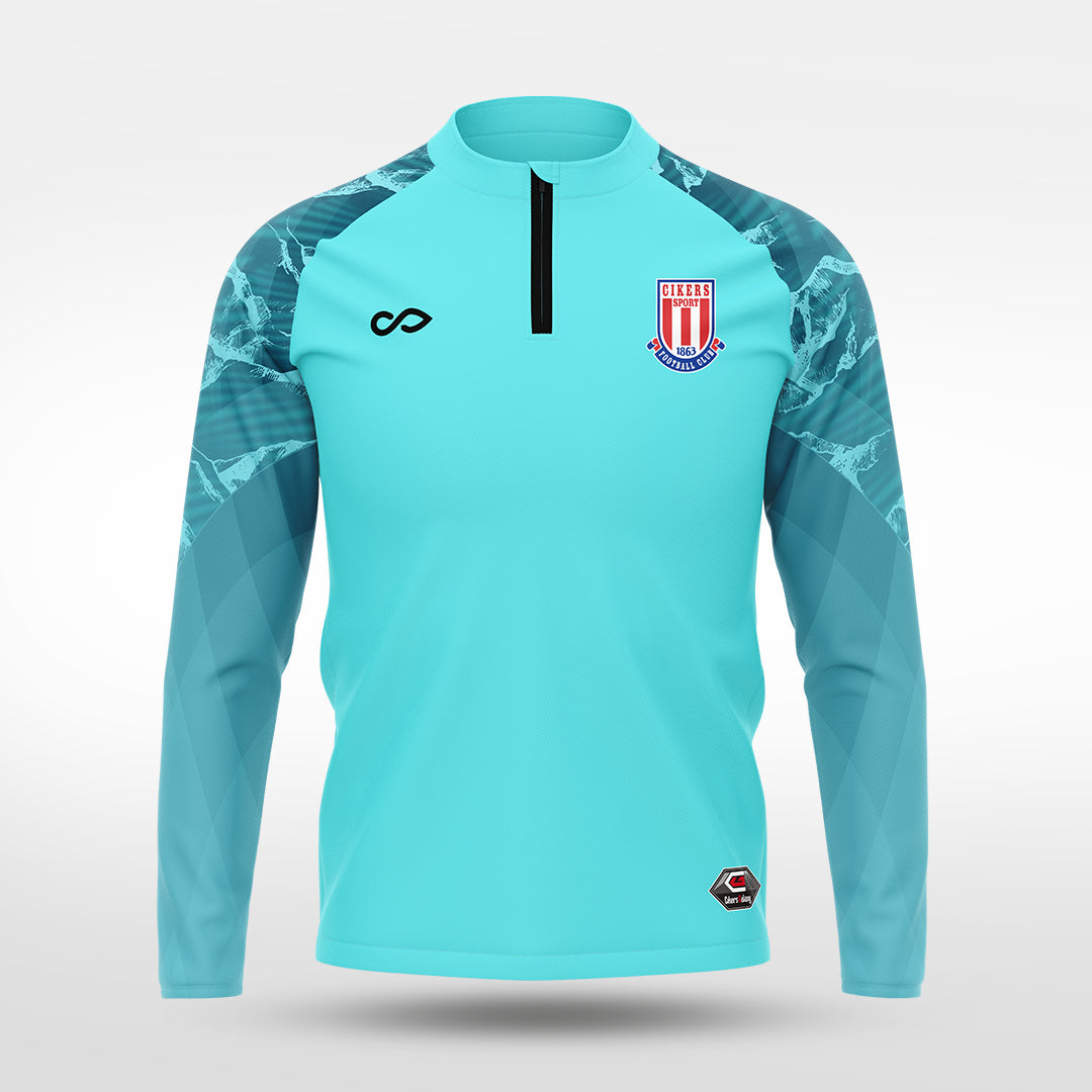 1/4 Half Zip Vanta Series Brokscia - AS233XFVE3 mediumspringgreen
