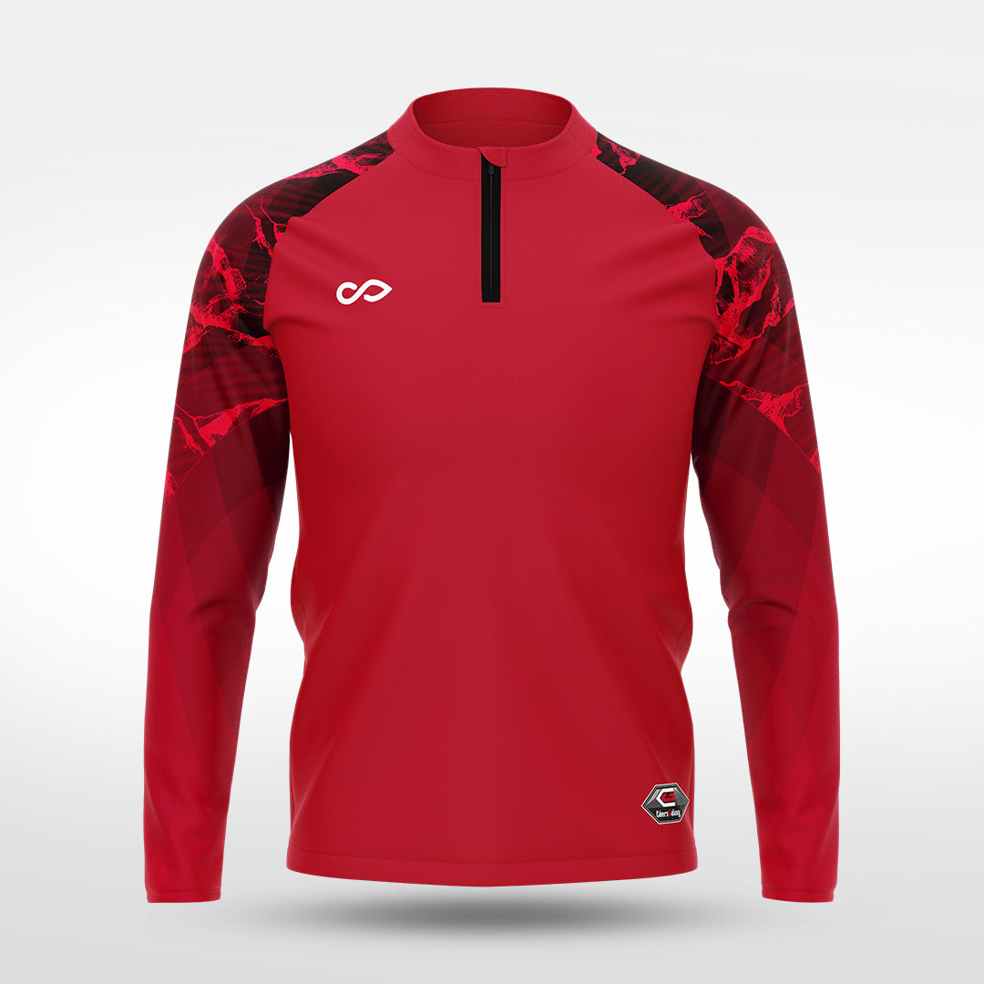1/4 Half Zip Vanta Series Brokscia - AS233XFVE3 red
