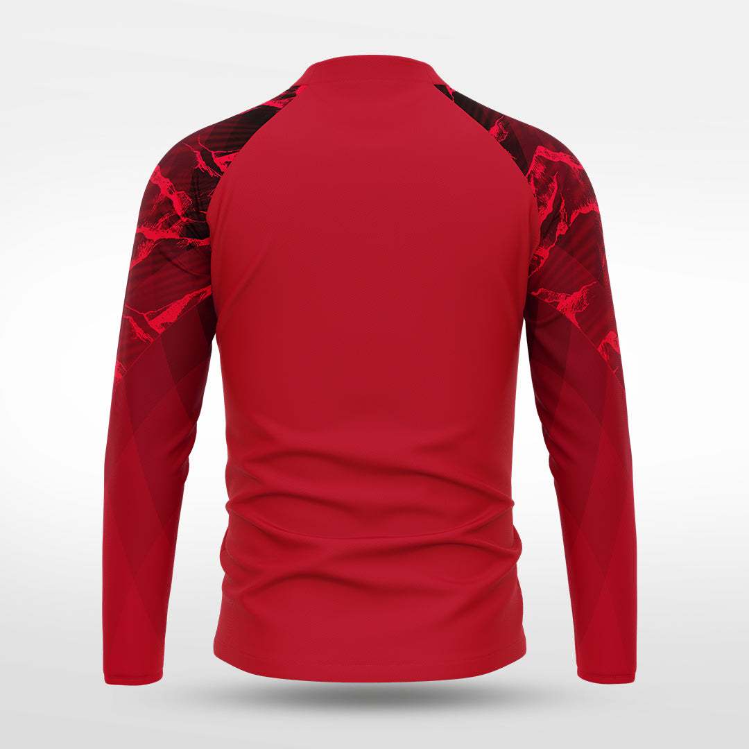 1/4 Half Zip Vanta Series Brokscia - AS233XFVE3 red