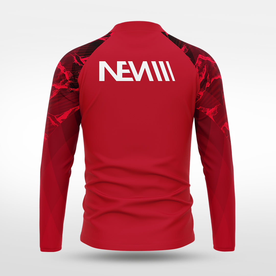 1/4 Half Zip Vanta Series Brokscia - AS233XFVE3 red
