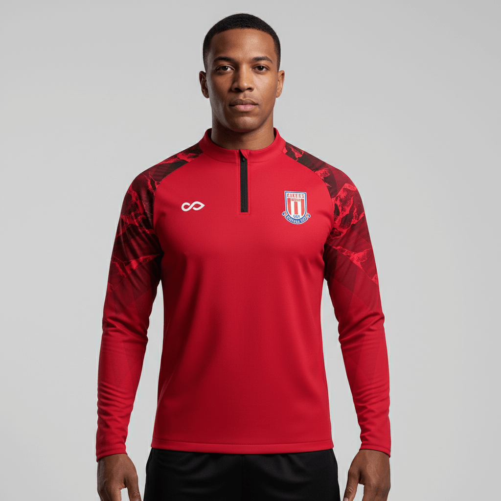 1/4 Half Zip Vanta Series Brokscia - AS233XFVE3 red