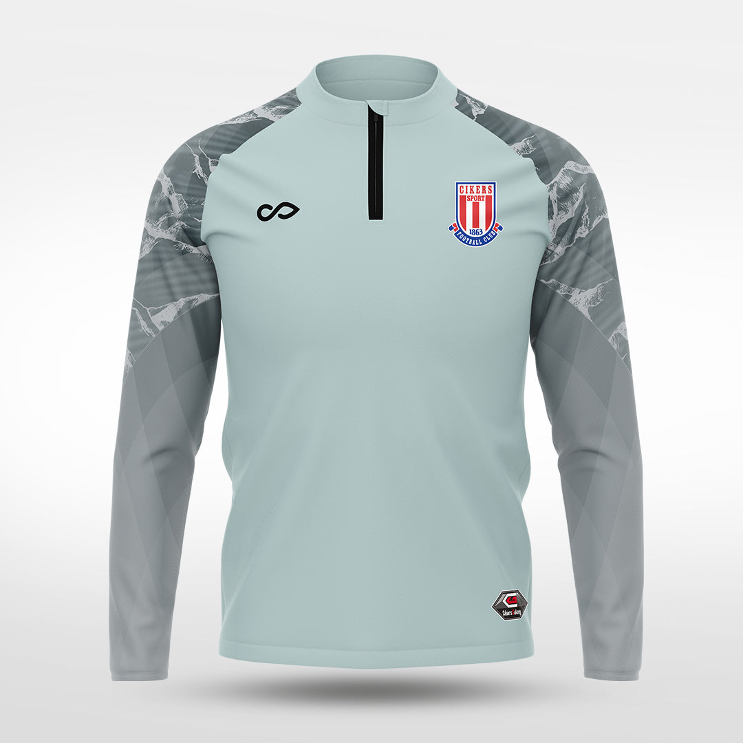 1/4 Half Zip Vanta Series Brokscia - AS233XFVE3 silver
