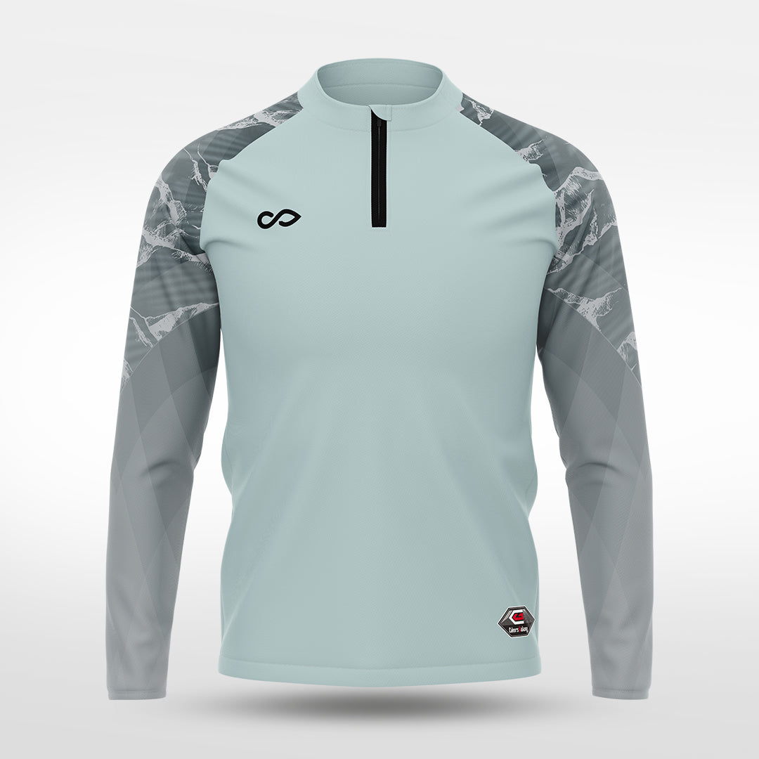 1/4 Half Zip Vanta Series Brokscia - AS233XFVE3 silver