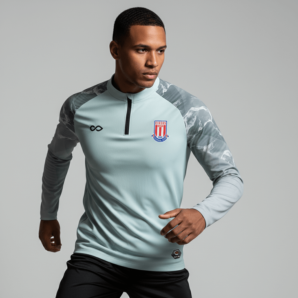 1/4 Half Zip Vanta Series Brokscia - AS233XFVE3 silver