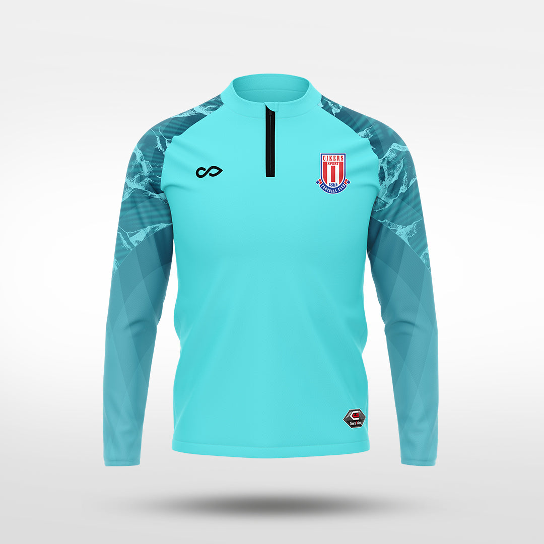 kid 1/4 Half Zip Vanta Series Brokscia - AS233XFVE8 mediumspringgreen