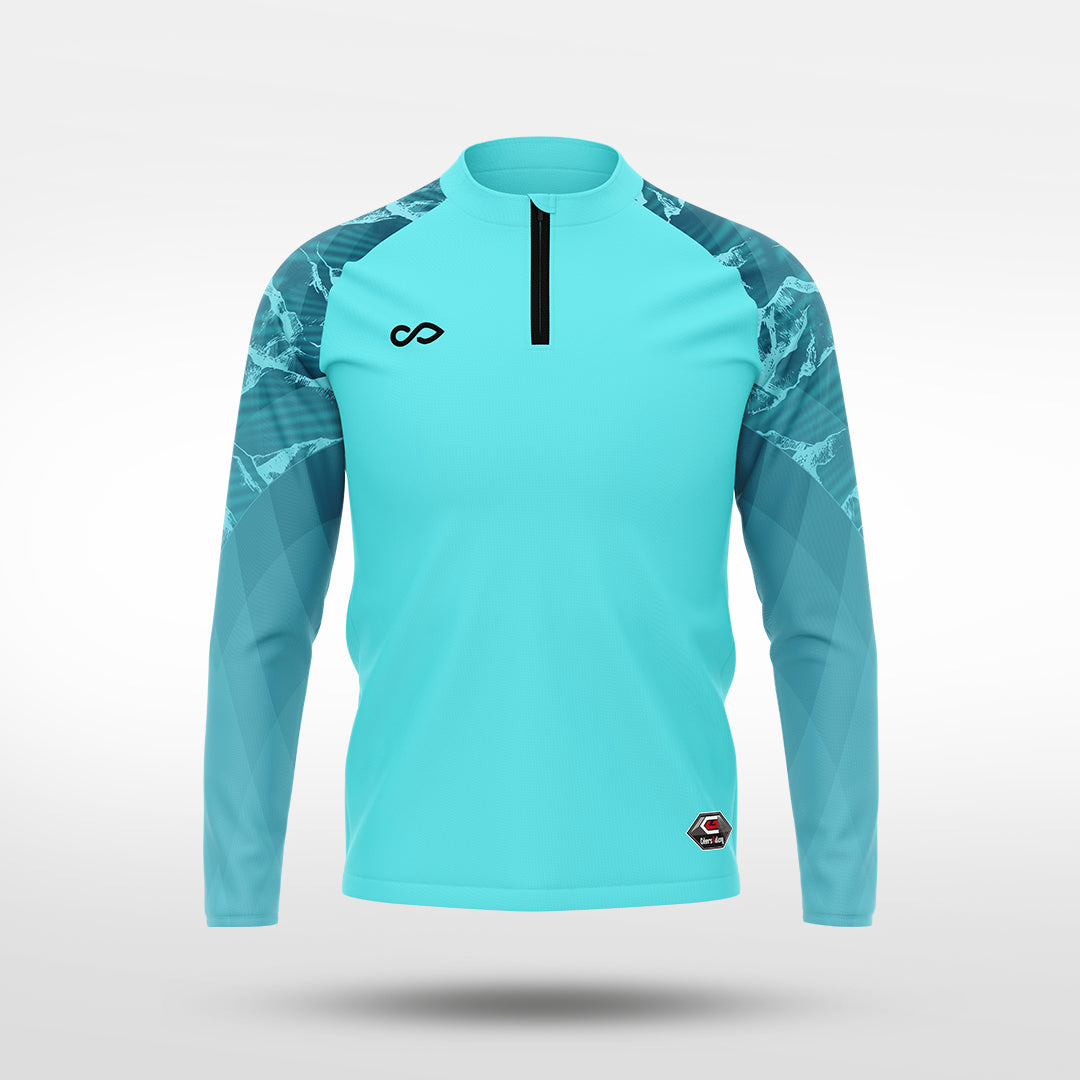 kid 1/4 Half Zip Vanta Series Brokscia - AS233XFVE8 mediumspringgreen