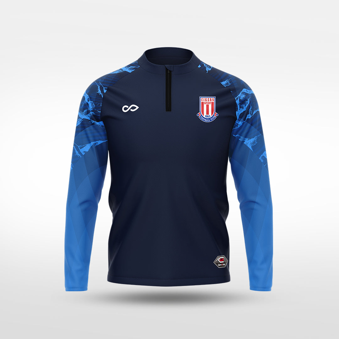 kid 1/4 Half Zip Vanta Series Brokscia - AS233XFVE8 navy