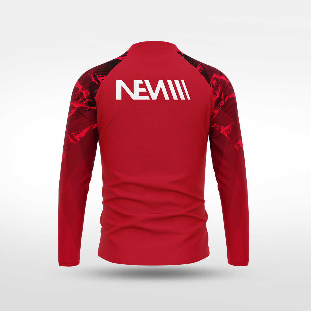 kid 1/4 Half Zip Vanta Series Brokscia - AS233XFVE8 red