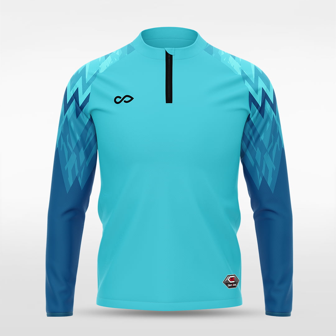 1/4 Half Zip Vanta Series Iglare - AS233XFVQ3 mediumspringgreen