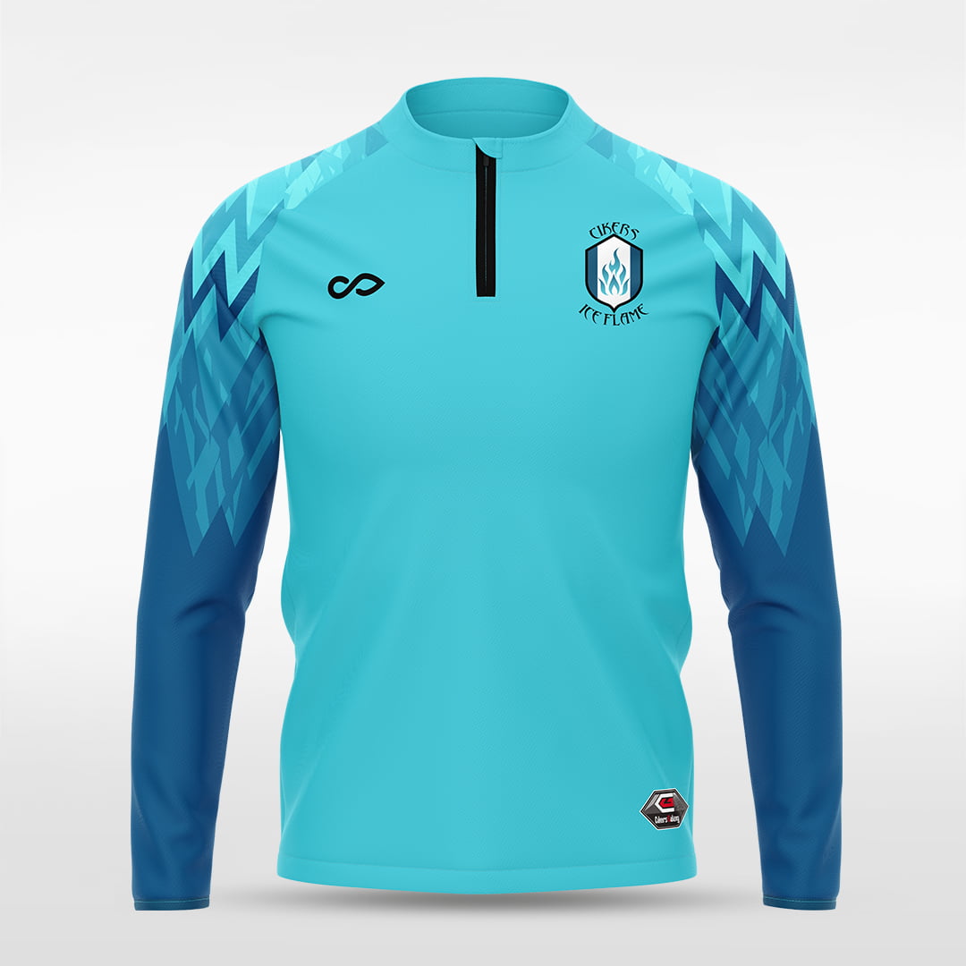 1/4 Half Zip Vanta Series Iglare - AS233XFVQ3 mediumspringgreen