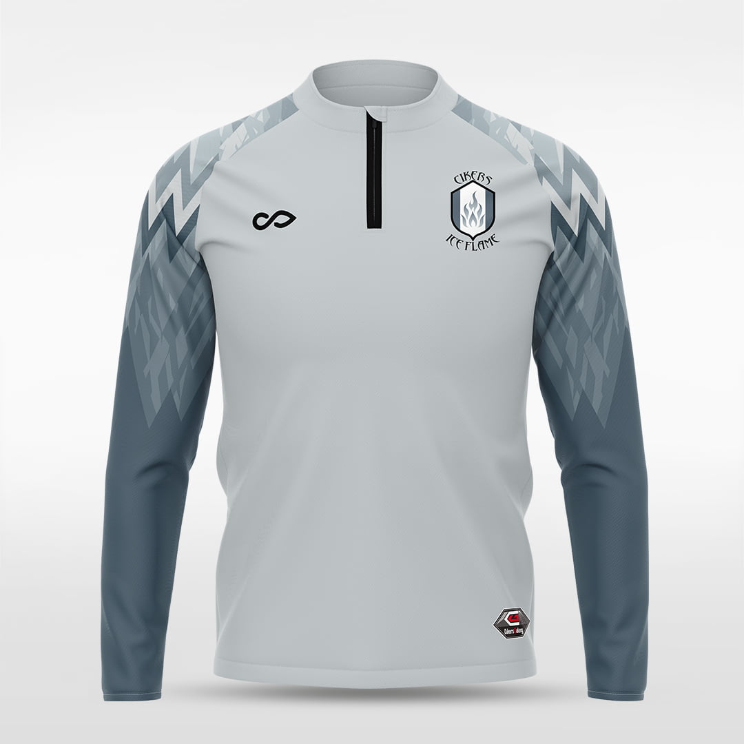 1/4 Half Zip Vanta Series Iglare - AS233XFVQ3 silver