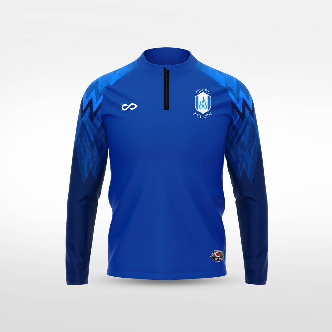 kid 1/4 Half Zip Vanta Series Iglare - AS233XFVQ8 blue