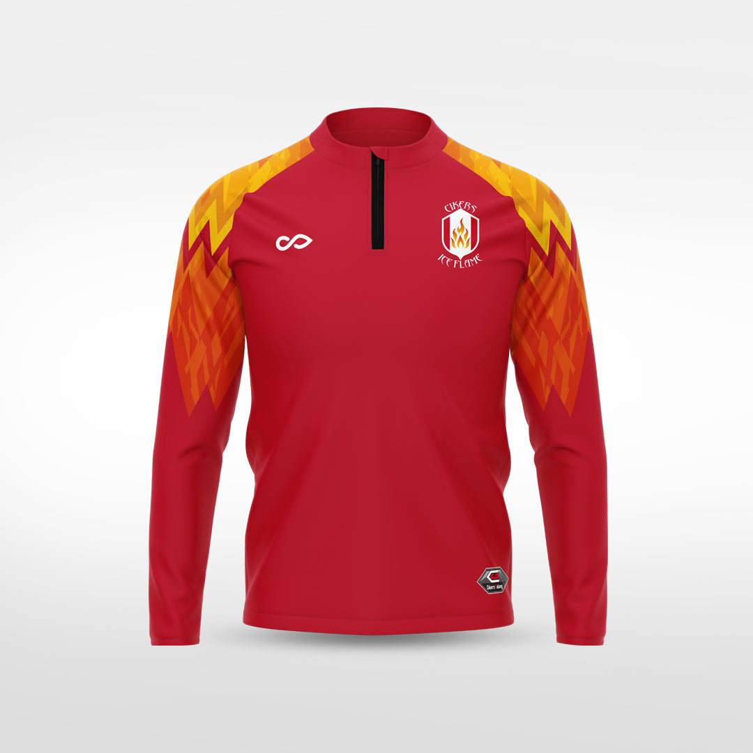 kid 1/4 Half Zip Vanta Series Iglare - AS233XFVQ8 red