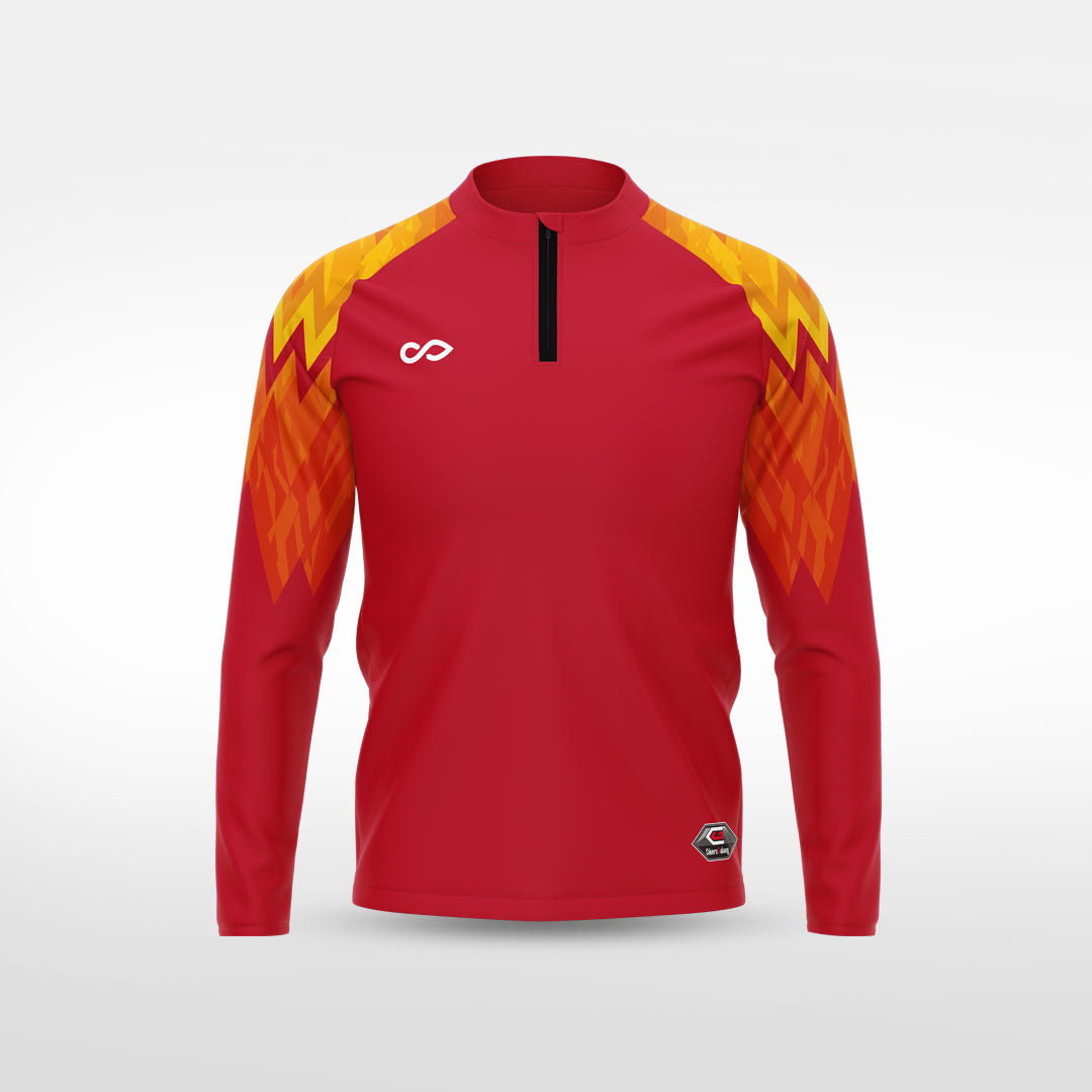 kid 1/4 Half Zip Vanta Series Iglare - AS233XFVQ8 red