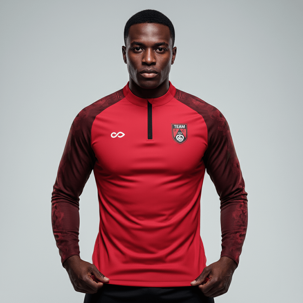 1/4 Half Zip Vanta Series Noctis - AS233XFVR3 red
