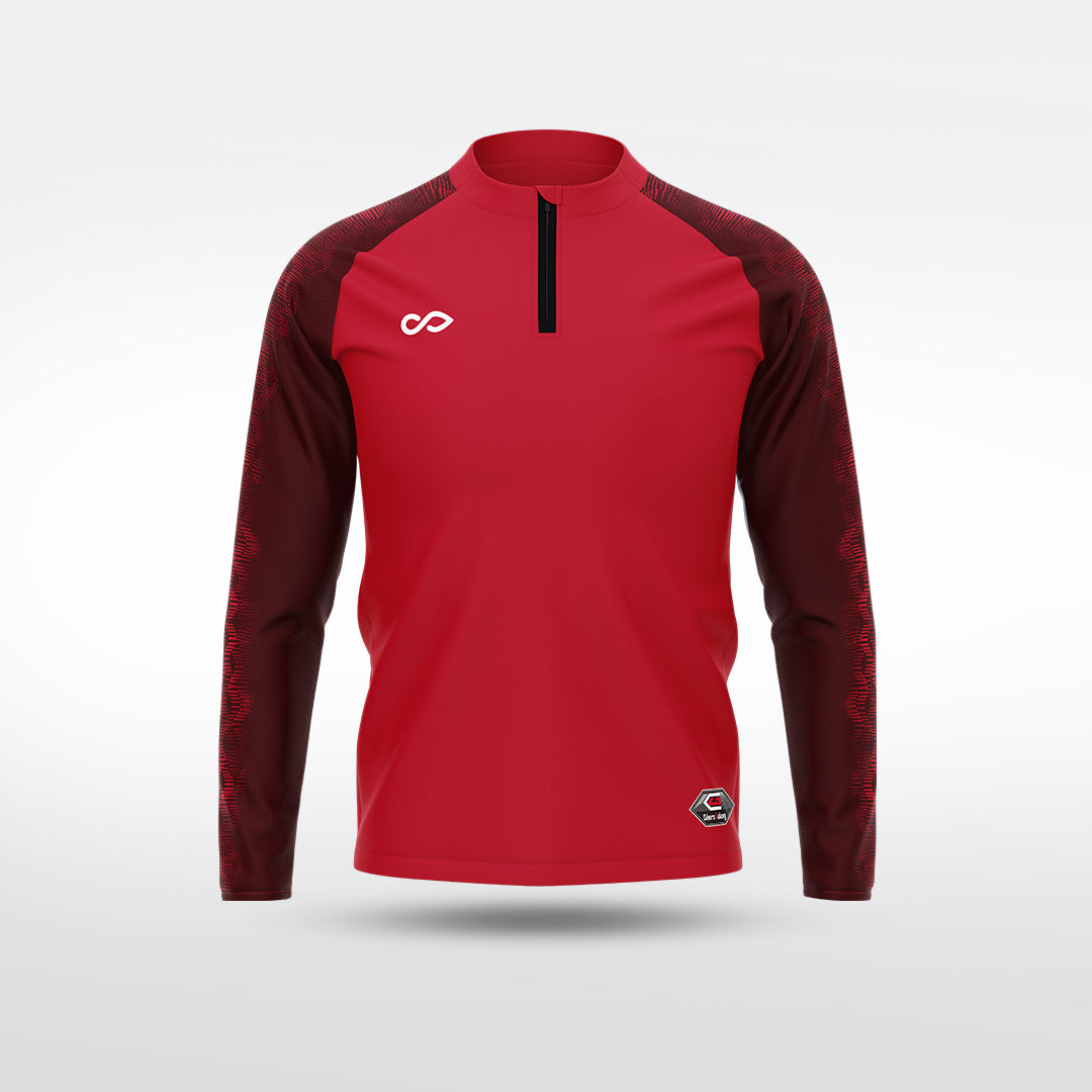 kid 1/4 Half Zip Vanta Series Noctis - AS233XFVR8 red