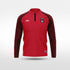 kid 1/4 Half Zip Vanta Series Noctis - AS233XFVR8 red