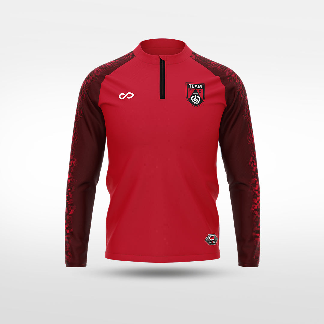 kid 1/4 Half Zip Vanta Series Noctis - AS233XFVR8 red