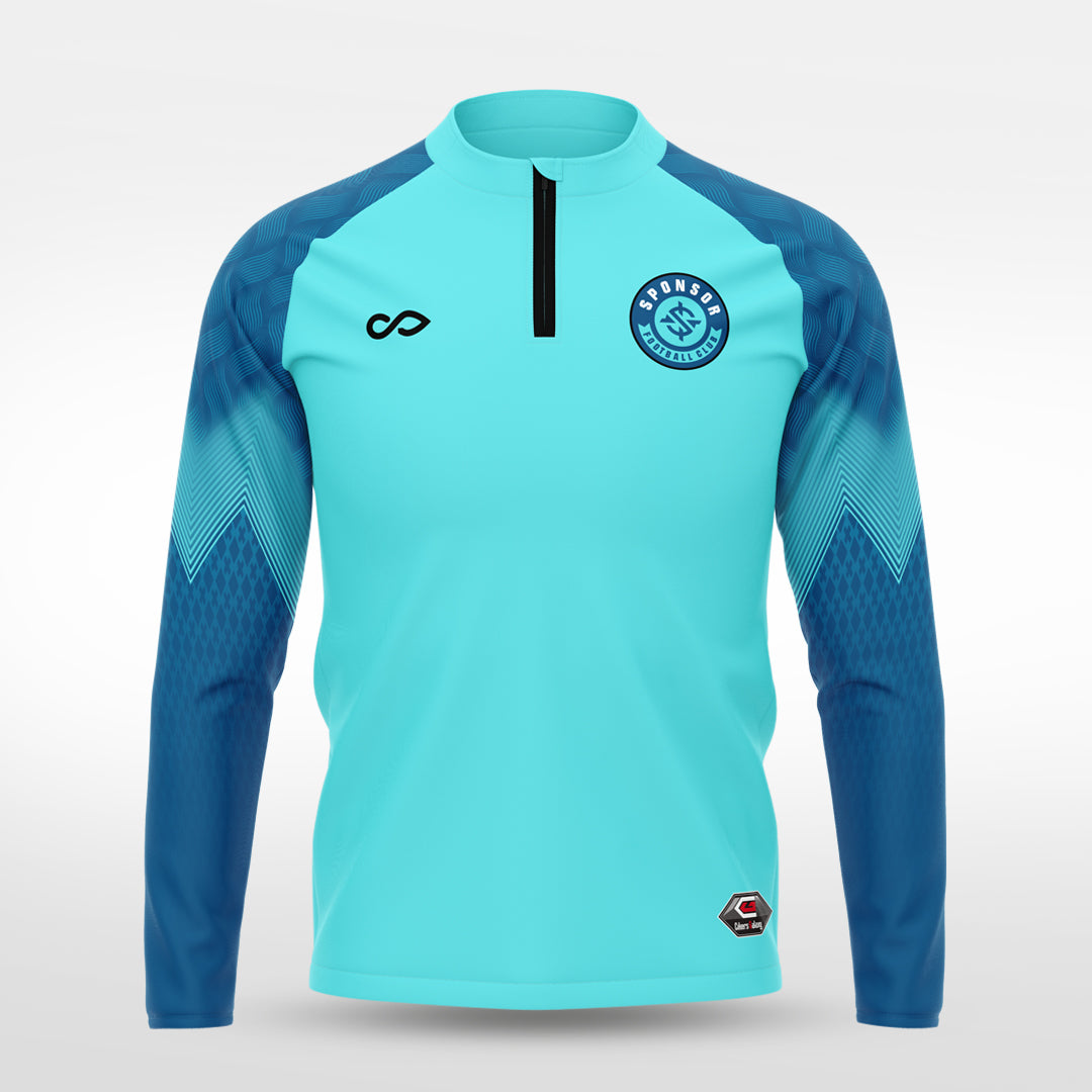 1/4 Half Zip Vanta Series Flamor - AS233XFVS3 mediumspringgreen