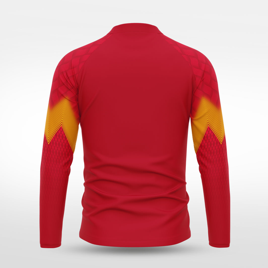 1/4 Half Zip Vanta Series Flamor - AS233XFVS3 red