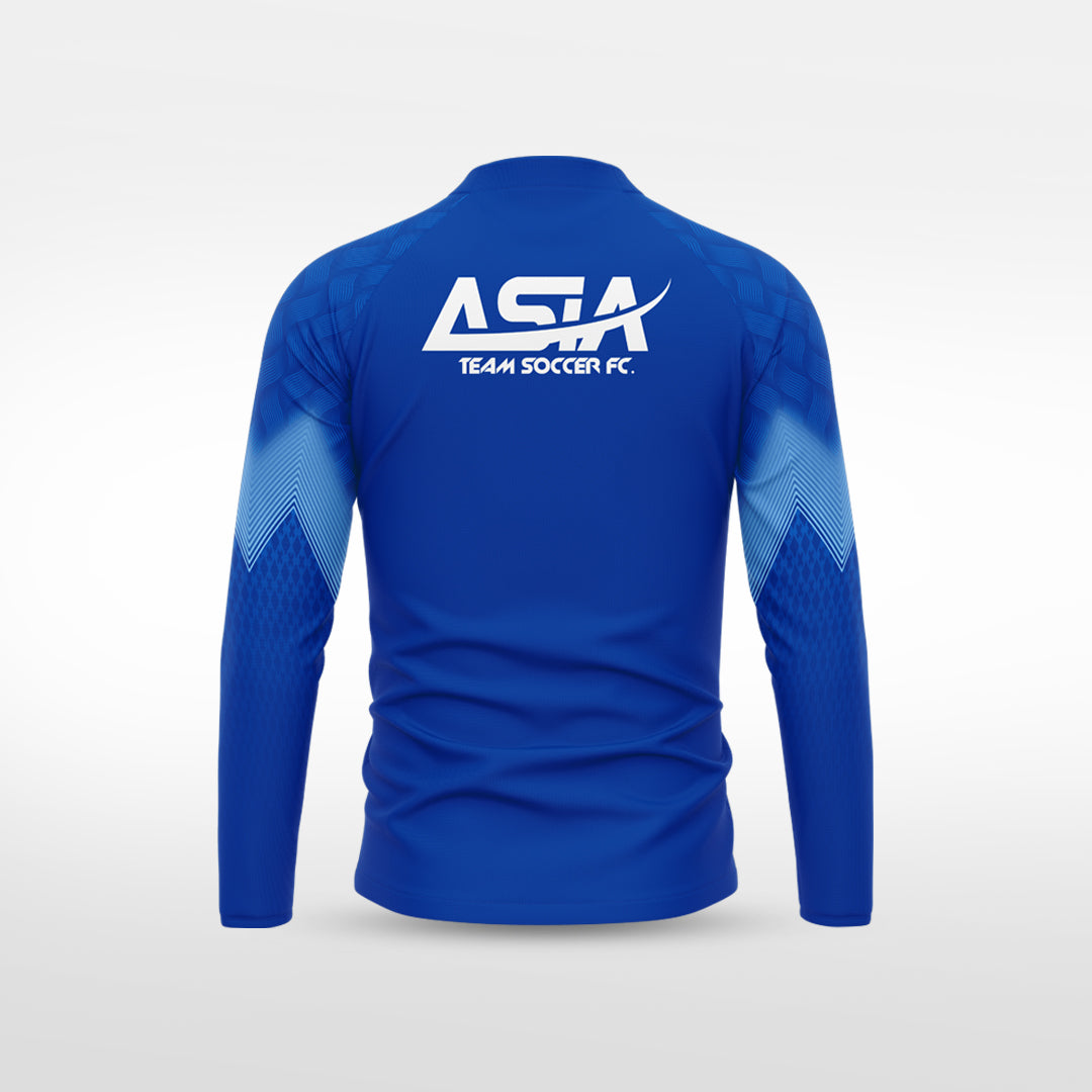 kid 1/4 Half Zip Vanta Series Flamor - AS233XFVS8 blue