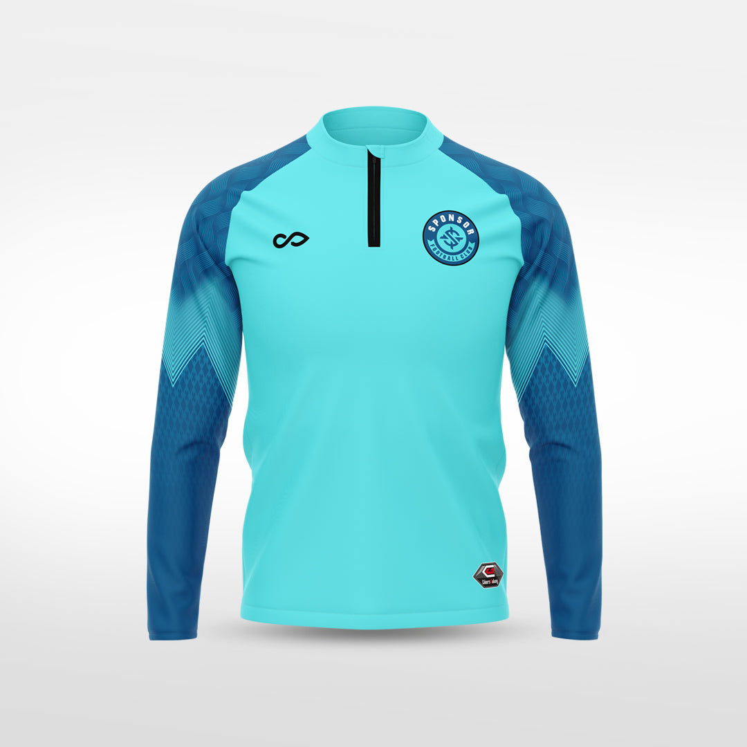 kid 1/4 Half Zip Vanta Series Flamor - AS233XFVS8 mediumspringgreen