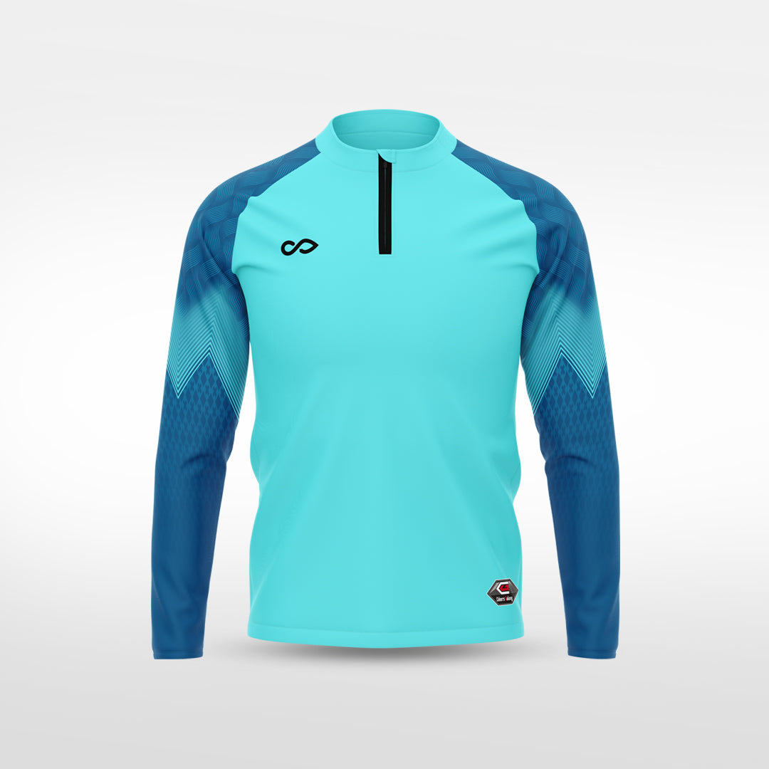 kid 1/4 Half Zip Vanta Series Flamor - AS233XFVS8 mediumspringgreen