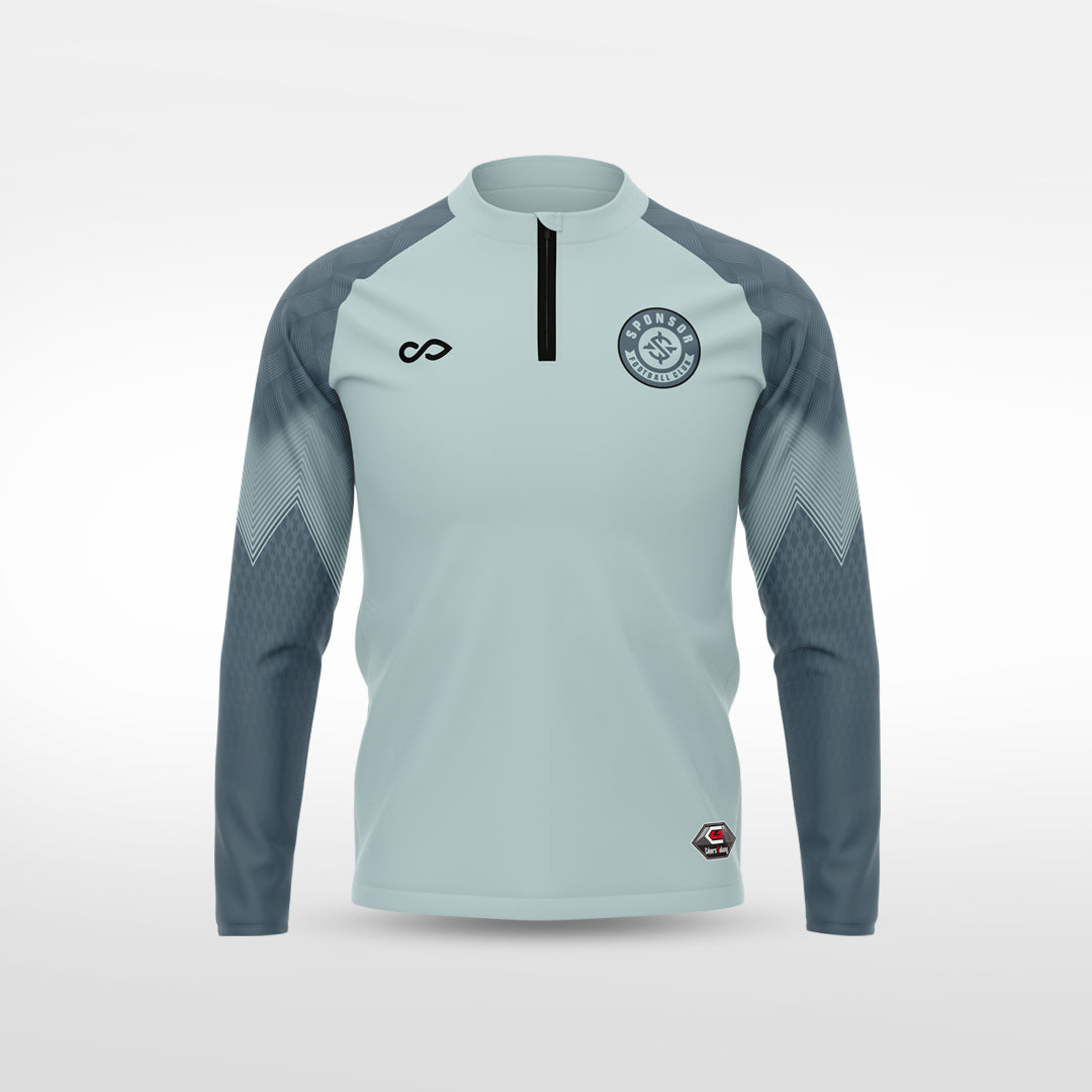 kid 1/4 Half Zip Vanta Series Flamor - AS233XFVS8 silver