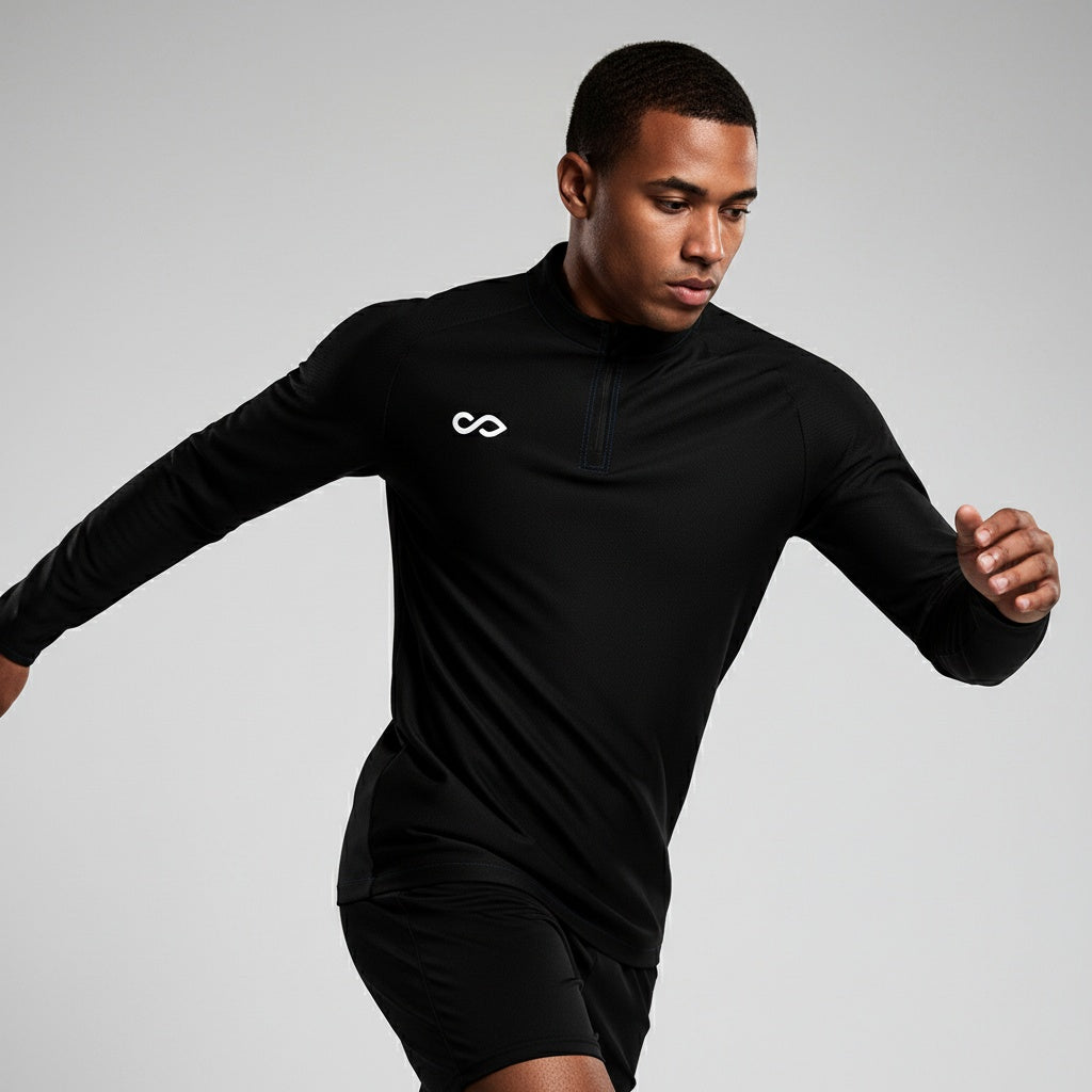 1/4 Half Zip Vanta Series Basara - AS233XFVWS3 black